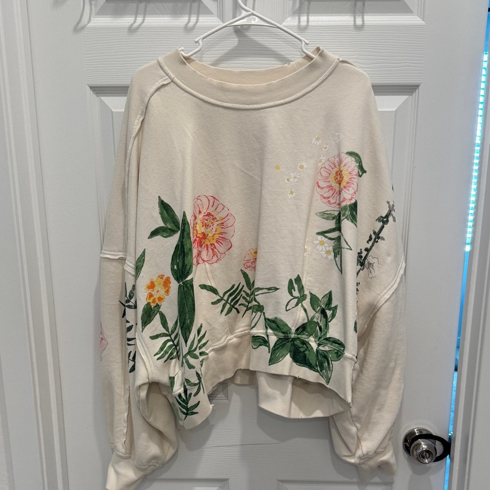Free People Gaia Crew Neck in Floral